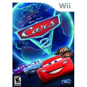 Wii Cars 2 Racing Wheel Finn McMissile 