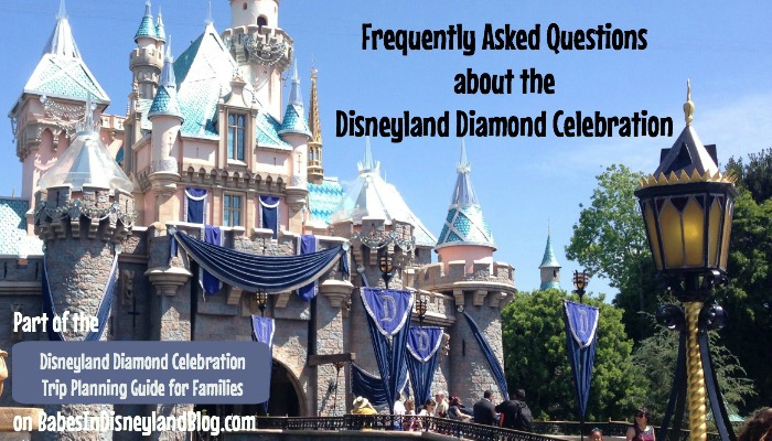 Frequently Asked Questions About The Disneyland 60th Diamond ...